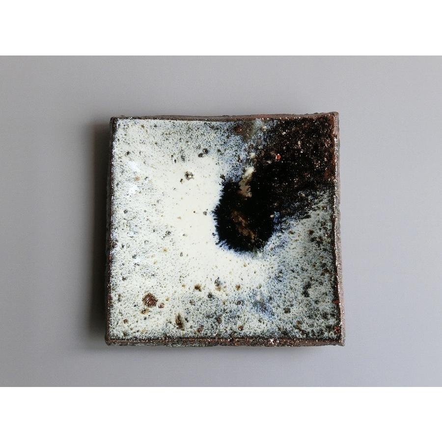 【唐津焼中川自然坊窯】中川恭平作 朝鮮唐津角皿（小） | 