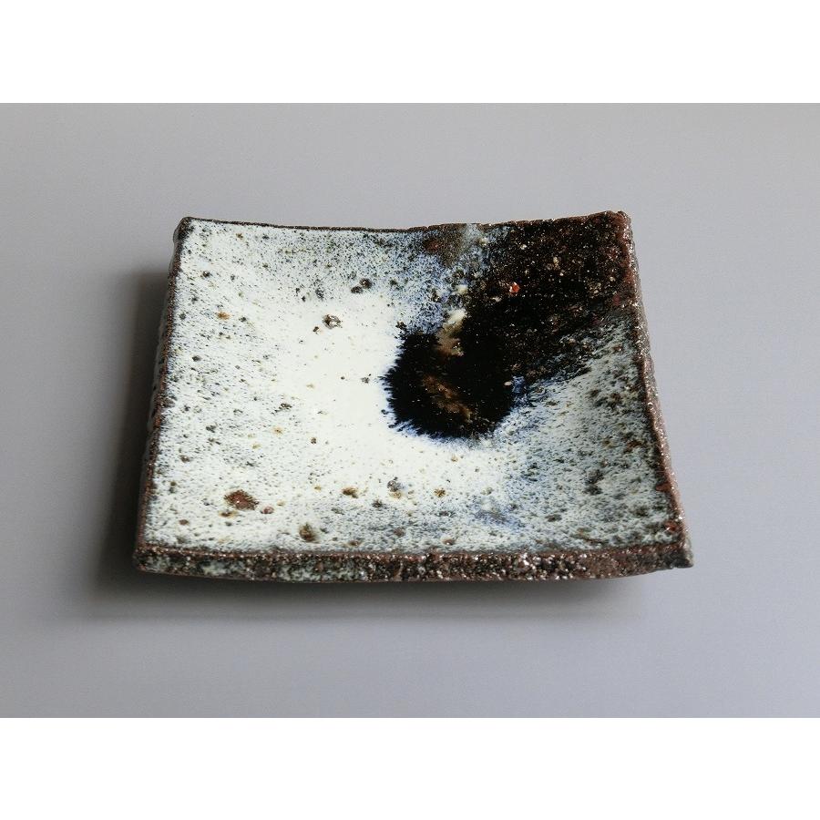 【唐津焼中川自然坊窯】中川恭平作 朝鮮唐津角皿（小） |  | 01