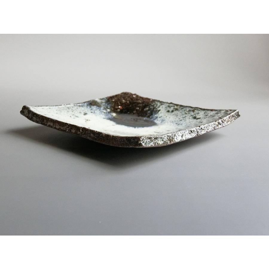 【唐津焼中川自然坊窯】中川恭平作 朝鮮唐津角皿（小） |  | 04