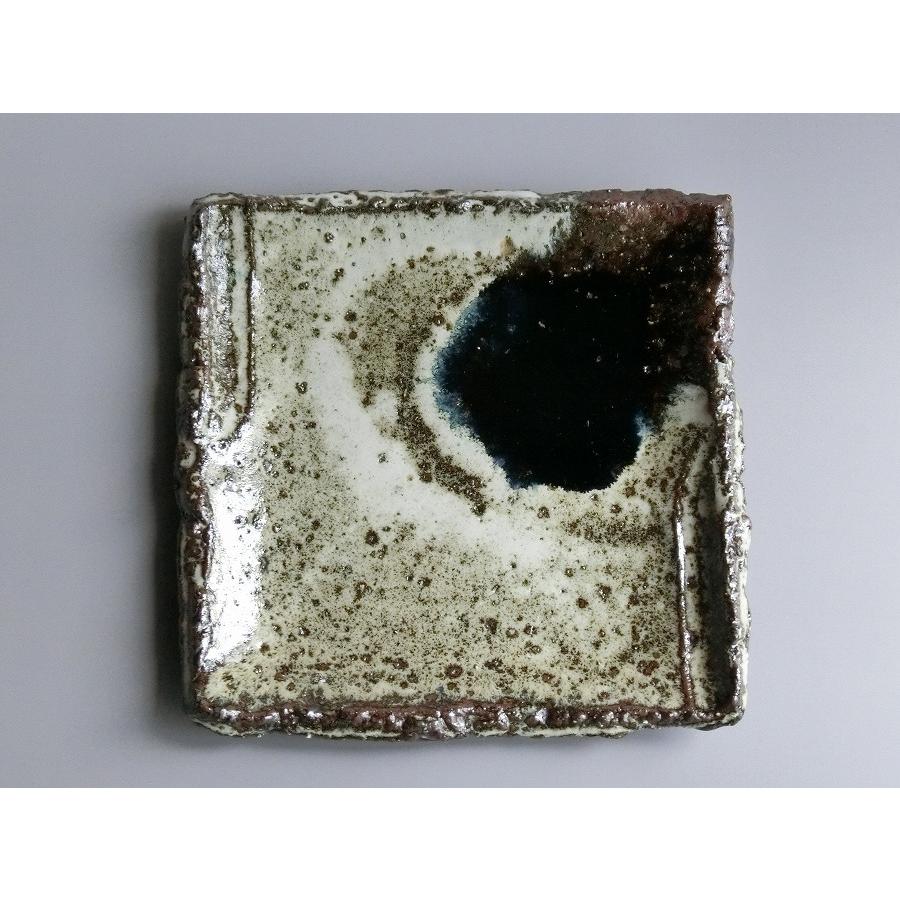 【唐津焼中川自然坊窯】中川恭平作 朝鮮唐津角皿（大） | 