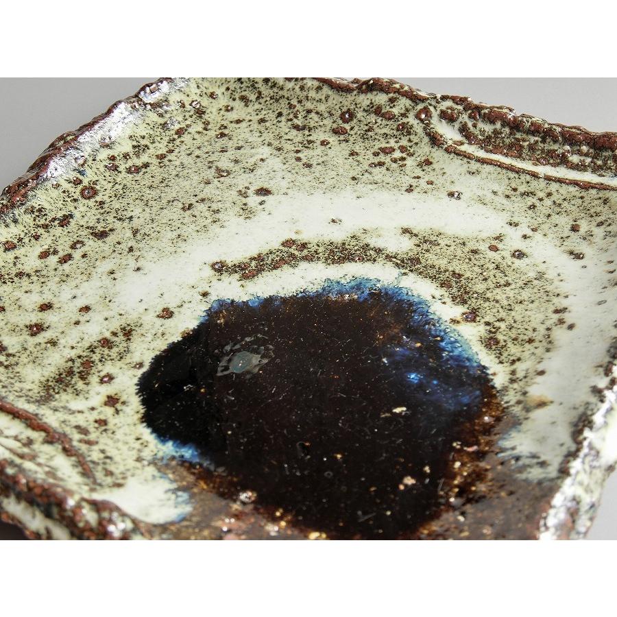 【唐津焼中川自然坊窯】中川恭平作 朝鮮唐津角皿（大） |  | 03