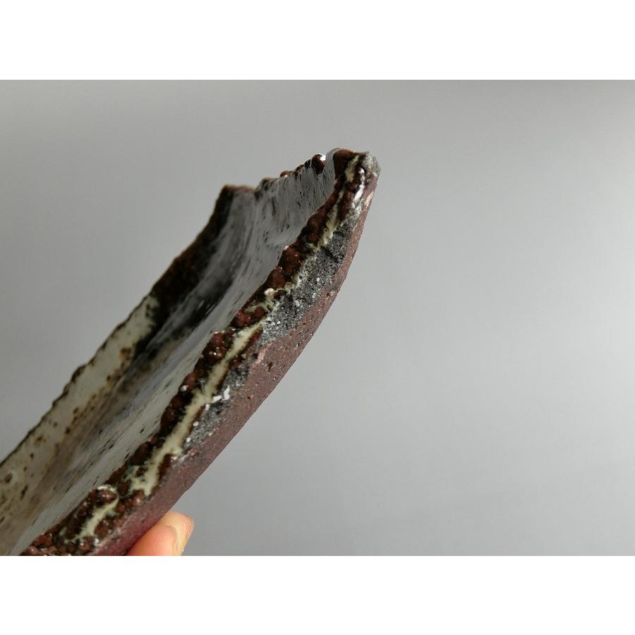 【唐津焼中川自然坊窯】中川恭平作 朝鮮唐津角皿（大） |  | 06