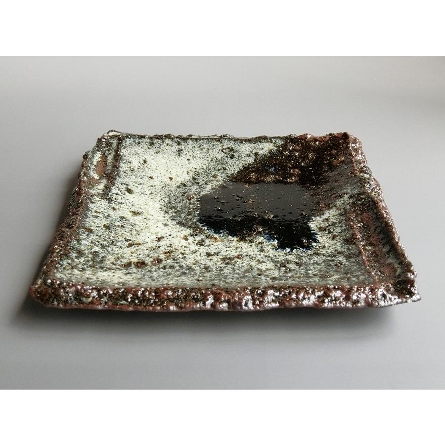 【唐津焼中川自然坊窯】中川恭平作 朝鮮唐津角皿（大） |  | 03