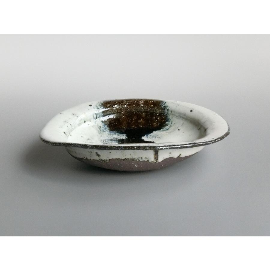 【唐津焼中川自然坊窯】中川恭平作 朝鮮唐津楕円向付 |  | 01