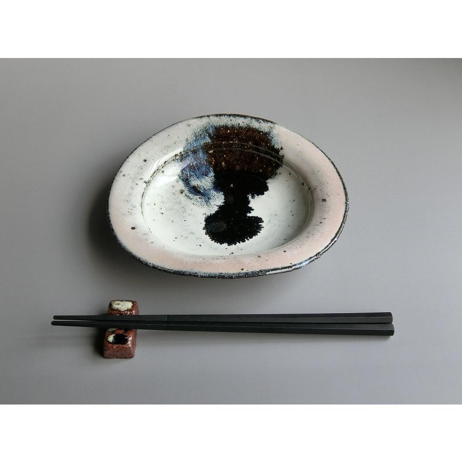 【唐津焼中川自然坊窯】中川恭平作 朝鮮唐津楕円向付 |  | 03