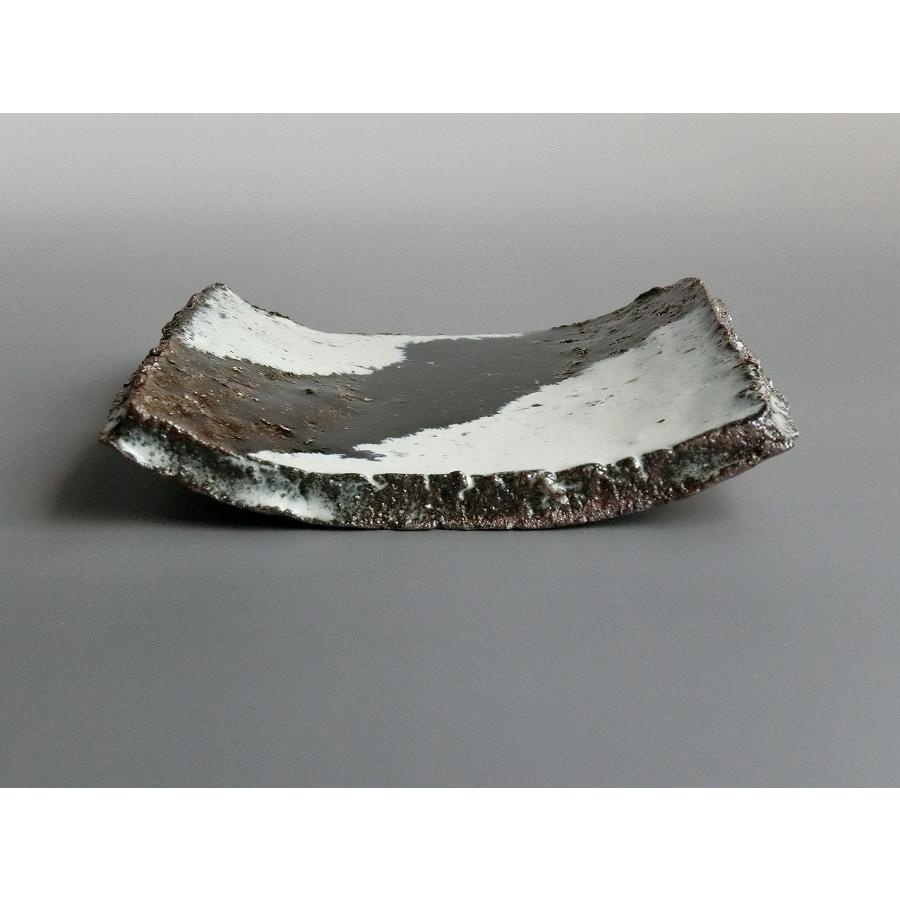 【唐津焼中川自然坊窯】中川恭平作 朝鮮唐津持上皿 |  | 01