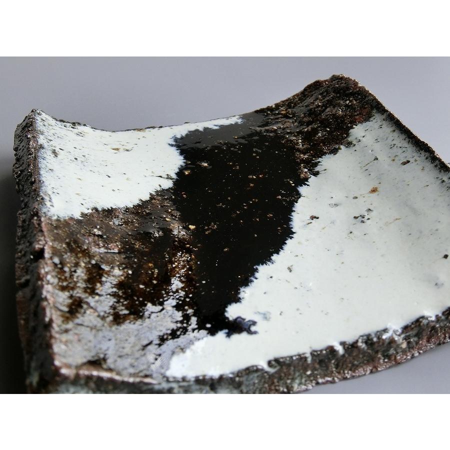 【唐津焼中川自然坊窯】中川恭平作 朝鮮唐津持上皿 |  | 03