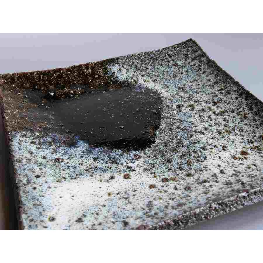 【唐津焼中川自然坊窯】中川恭平作 朝鮮唐津八寸角皿 |  | 02