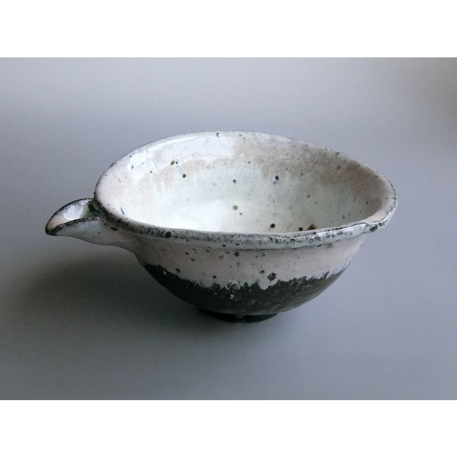 【唐津焼中川自然坊窯】中川恭平作 朝鮮唐津片口注器（箱付） | 