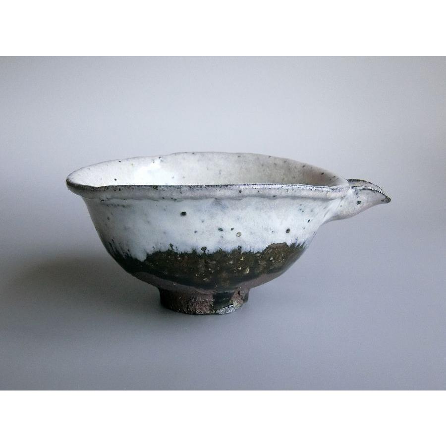 【唐津焼中川自然坊窯】中川恭平作 朝鮮唐津片口注器（箱付） |  | 03