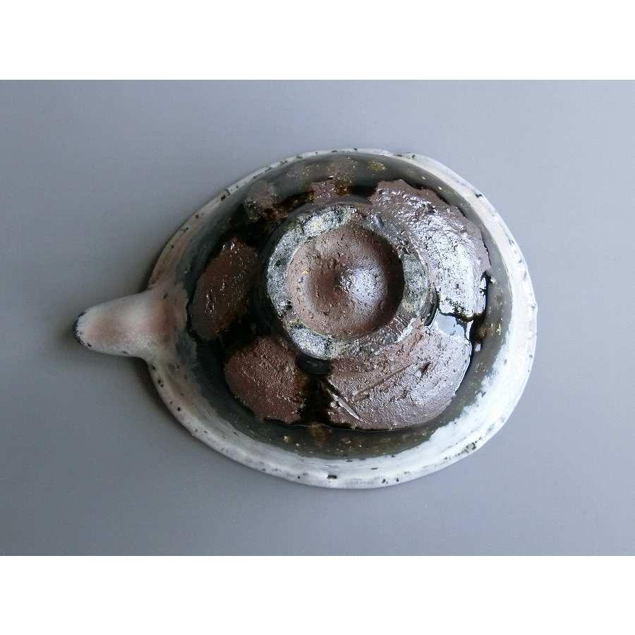 【唐津焼中川自然坊窯】中川恭平作 朝鮮唐津片口注器（箱付） |  | 08