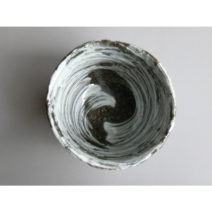 【唐津焼中川自然坊窯】中川恭平作 刷毛目唐津焼酎杯　桐箱付 |  | 04