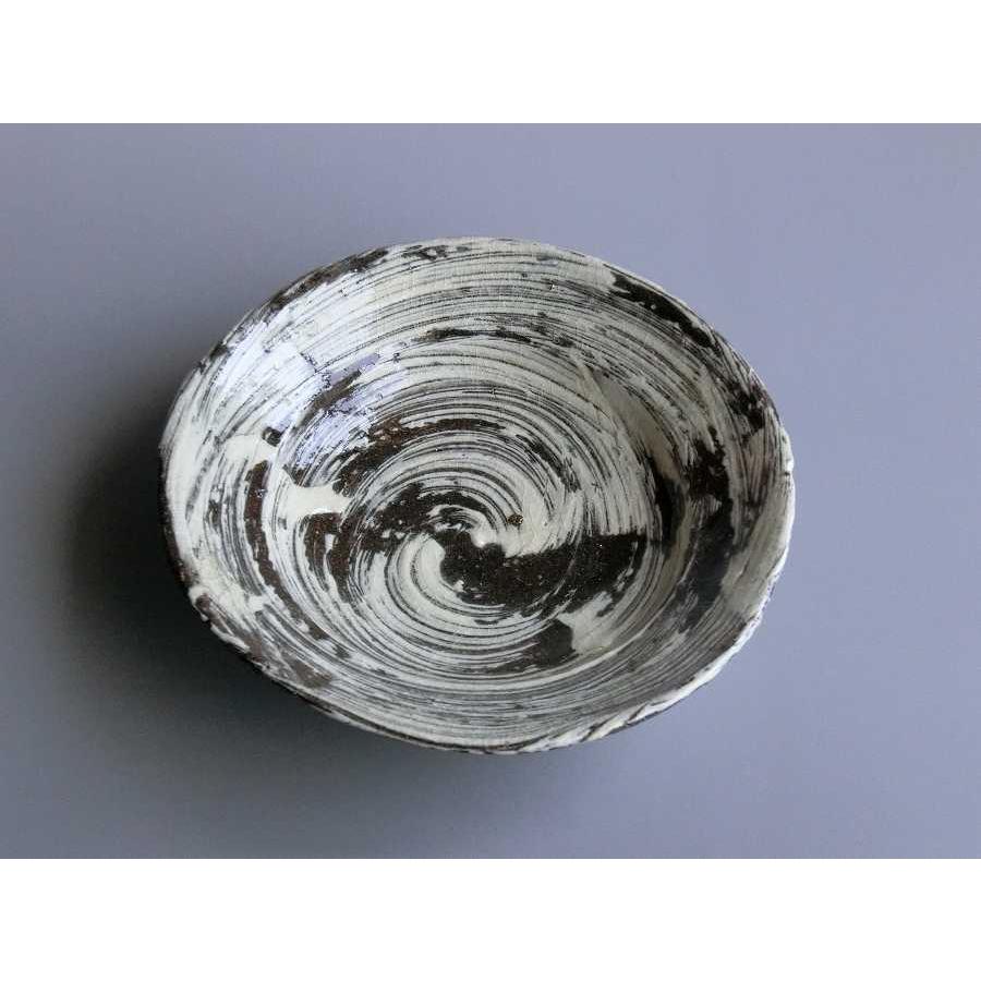 【唐津焼中川自然坊窯】中川恭平作 刷毛目唐津六寸皿 | 