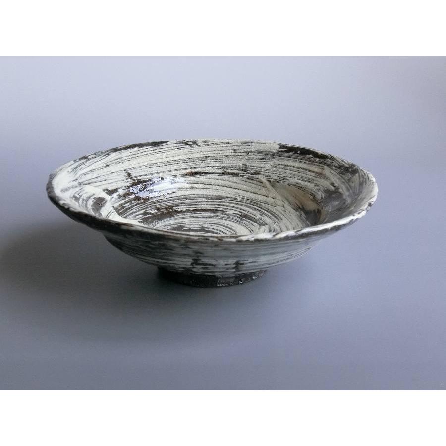 【唐津焼中川自然坊窯】中川恭平作 刷毛目唐津六寸皿 |  | 01