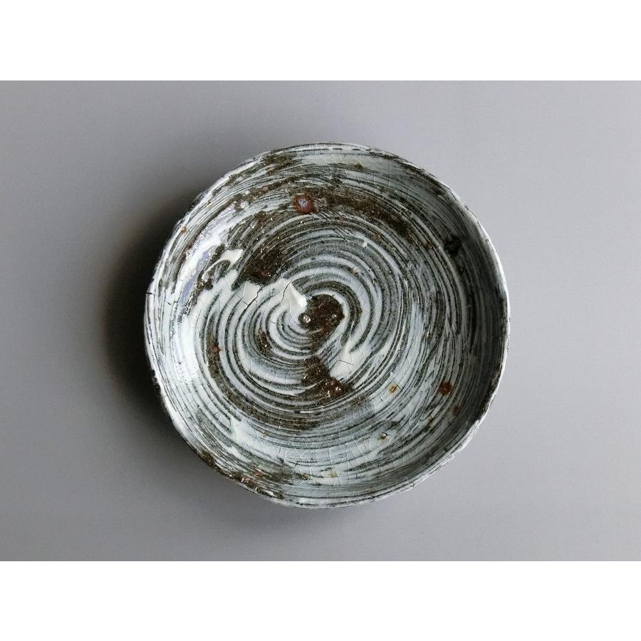 【唐津焼中川自然坊窯】中川恭平作 刷毛目唐津五寸皿 | 