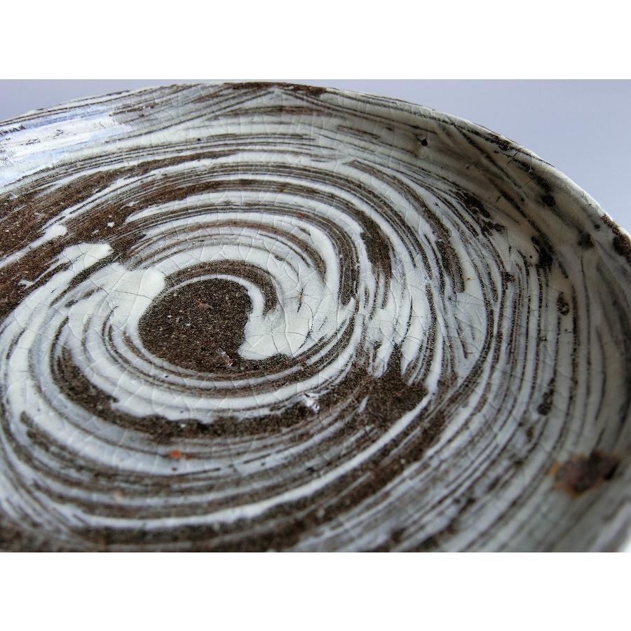 【唐津焼中川自然坊窯】中川恭平作 刷毛目唐津五寸皿 |  | 02