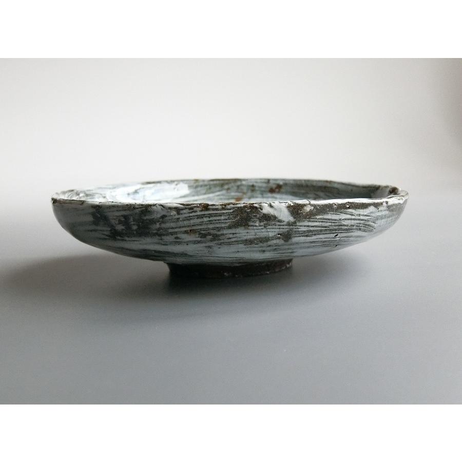 【唐津焼中川自然坊窯】中川恭平作 刷毛目唐津五寸皿 |  | 03