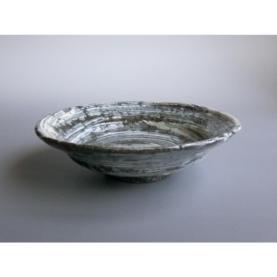 【唐津焼中川自然坊窯】中川恭平作 刷毛目唐津六寸皿 |  | 01