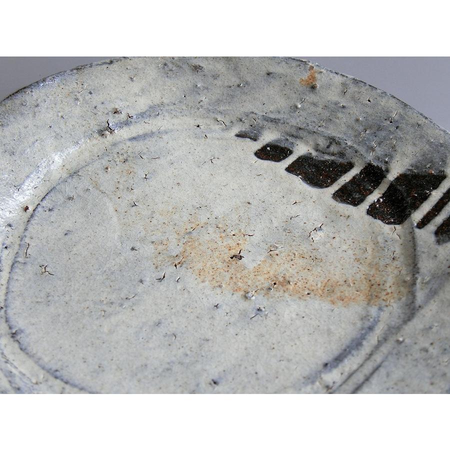 【唐津焼中川自然坊窯】中川恭平作 粉引唐津手捻皿 |  | 05