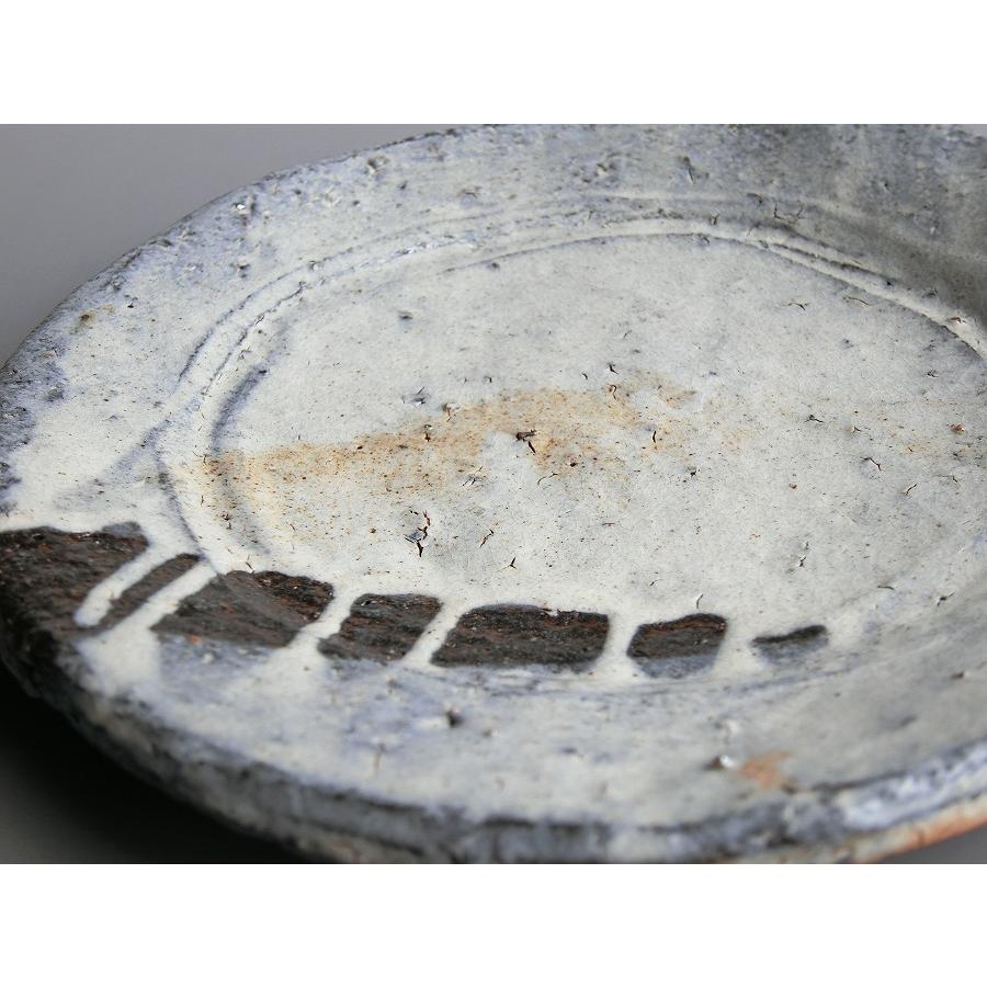 【唐津焼中川自然坊窯】中川恭平作 粉引唐津手捻皿 |  | 06