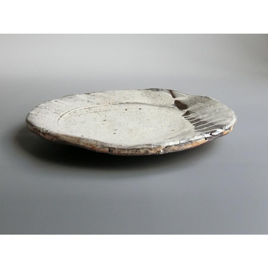 【唐津焼中川自然坊窯】中川恭平作 粉引唐津手捻皿 |  | 03