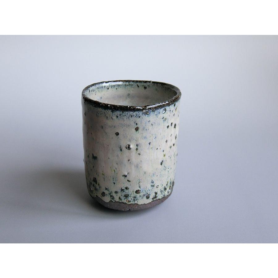 【唐津焼中川自然坊窯】中川恭平作 斑唐津筒湯呑（紙箱入） |  | 02