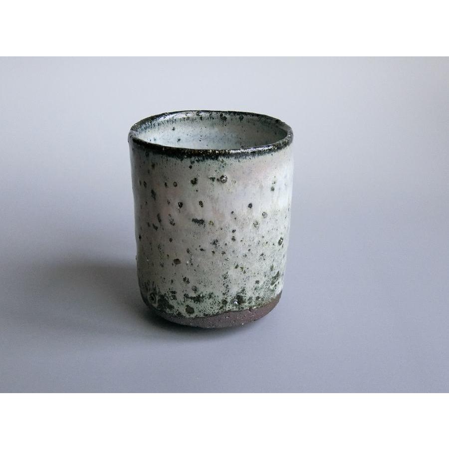 【唐津焼中川自然坊窯】中川恭平作 斑唐津筒湯呑（紙箱入） |  | 03