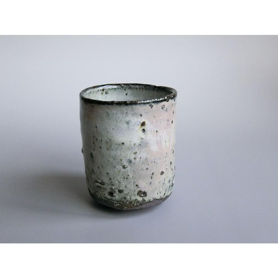 【唐津焼中川自然坊窯】中川恭平作 斑唐津筒湯呑（紙箱入） |  | 04