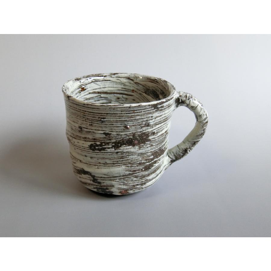 【唐津焼中川自然坊窯】中川恭平作 刷毛目唐津マグカップ | 
