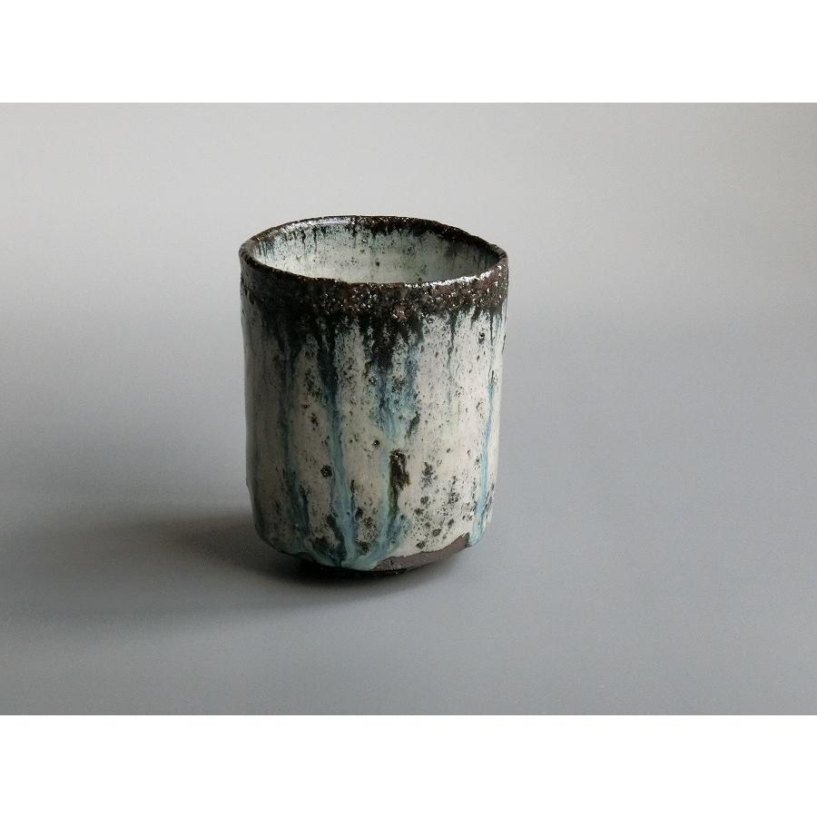 【唐津焼中川自然坊窯】中川恭平作 朝鮮唐津筒湯呑（紙箱入） |  | 02