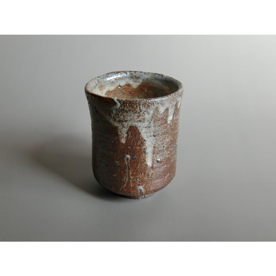 【唐津焼中川自然坊窯】中川恭平作 粉引唐津筒湯呑 | 