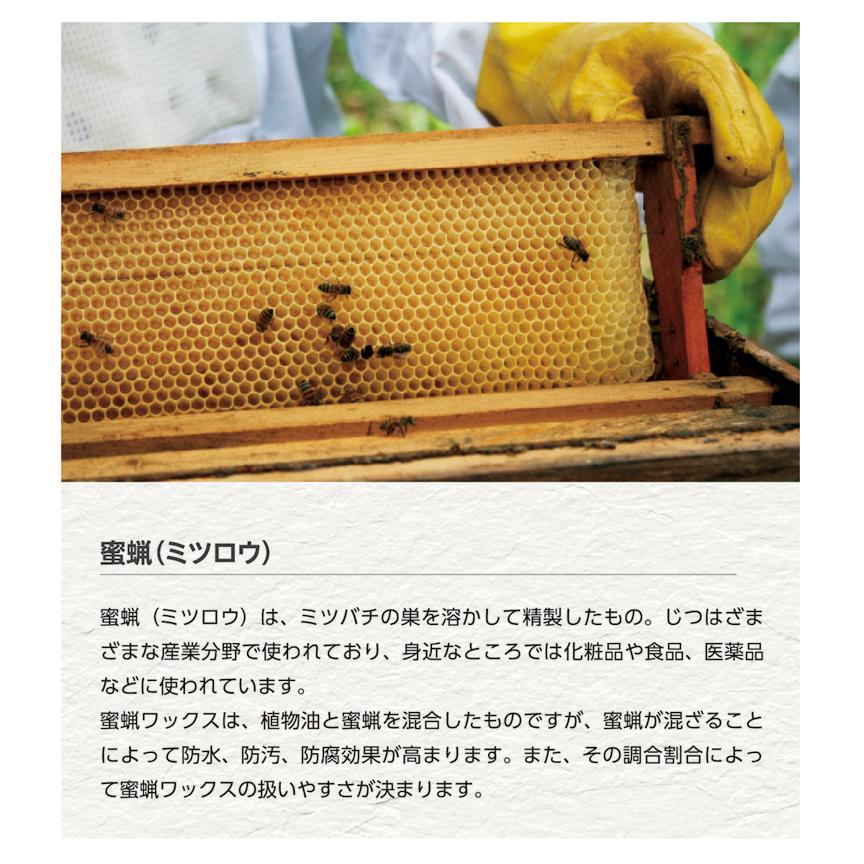 天然素材100% 蜜蝋ワックス BEEWAX 200ml 床補修 木工 艶出し 抗菌 防