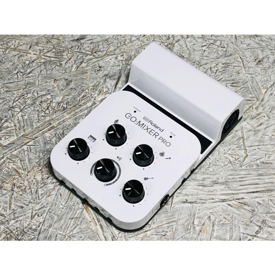 【未使用】Roland GO MIXER PRO ホワイト（ローランド） Amazon | Roland GO:MIXER PRO スマートフォン用 配信オーディオ