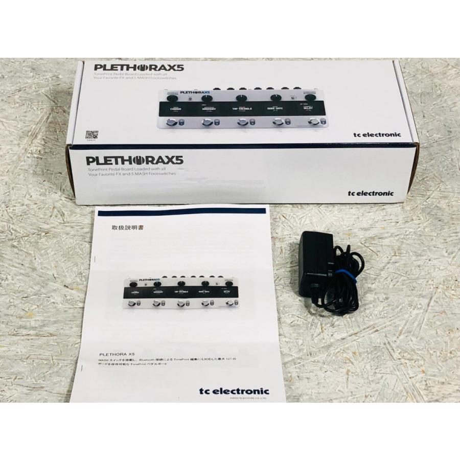 TC Electronic PLETHORA X5 （箱あり、美品） t.c.electronic PLETHORA X5 マルチエフェクター/スイッチャー