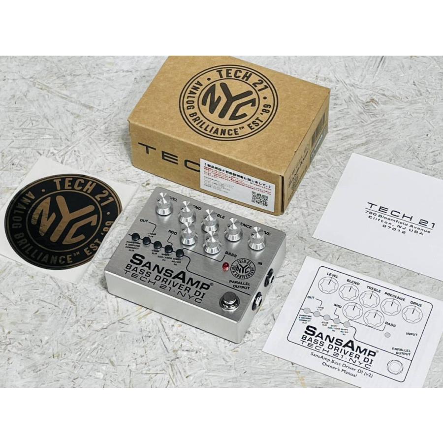中古 Tech21 SANSAMP BASS DRIVER DI V2 30th Anniversary Model