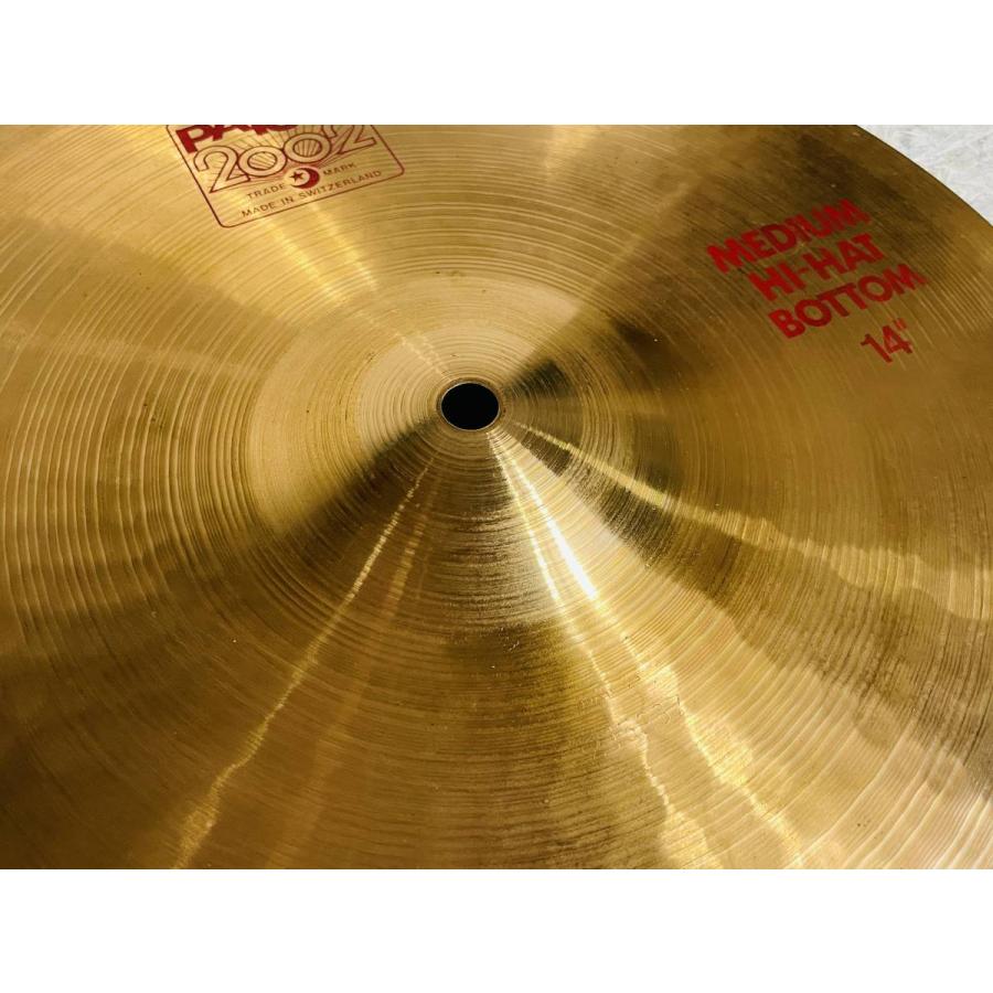 セール特価 中古 PAiSTe 2002 Medium Hi-Hat Pair (u85407)の画像