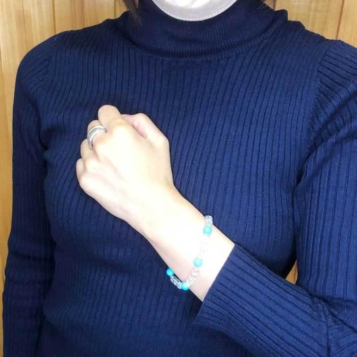 ポイント5倍】誕生石ブレスレット ターコイズ ターコイズ 12月生まれ