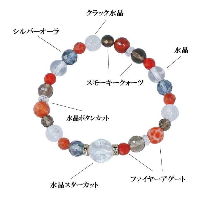 ポイント5倍】厄除けブレスレット ST-2400 パワーストーン 厄除け