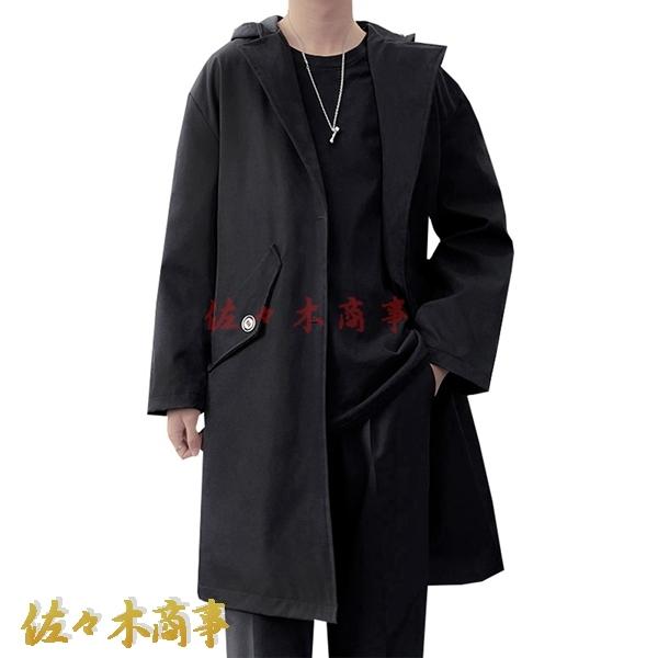 ロング丈 トレンチコート メンズ フード付き 春秋 薄手 防風 防寒 おしゃれ かっこいい スプリングコート カジュアル 通学 通勤 旅行 21人気 新作