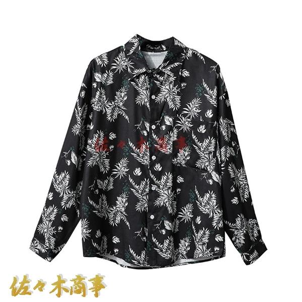 アロハシャツ メンズ 春秋 長袖 S 2xl 大きいサイズ ゆったり 薄手 開襟 プリントシャツ かっこいい 着回し カジュアル 旅行 新着