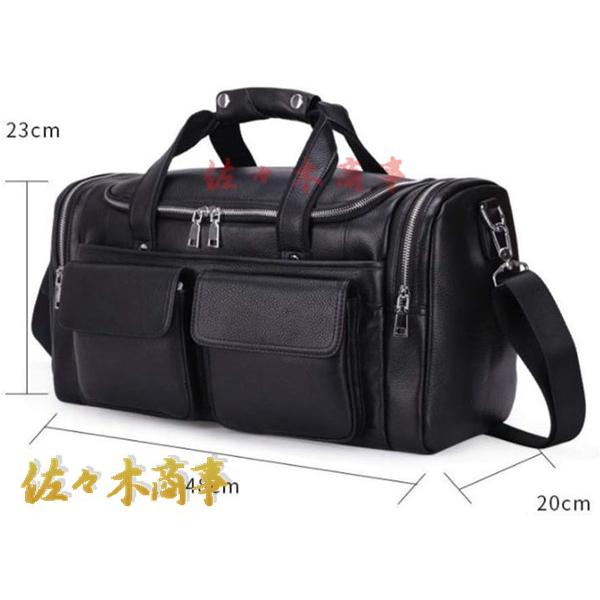家庭用荷物 ビジネスメンズレザーバッグ断面レザーハンドバッグショルダーメッセンジャーバッグ 多くの季節に適しています (色 : Size_2