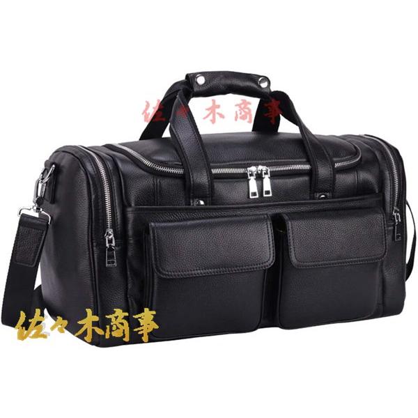 家庭用荷物 ビジネスメンズレザーバッグ断面レザーハンドバッグショルダーメッセンジャーバッグ 多くの季節に適しています (色 : Size_4