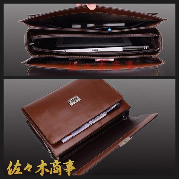 革 ビジネスバッグメンズ 手提げ・ショルダーの2WAY パスワード