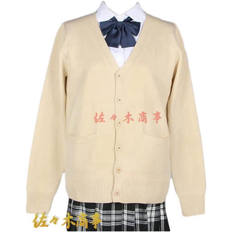 スクールカーディガン 女子 制服 カーディガン 学生 Vネック