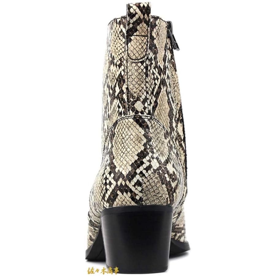 レザーブーツ パイソン柄 メンズ チェルシーブーツ 個性 大きいサイズ ロングノーズ 革靴 ファッション ワイルド ハイヒール 紳士靴 