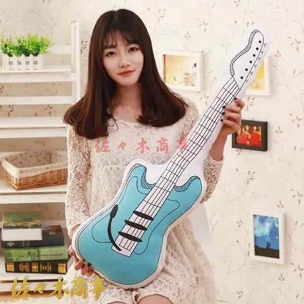 ぬいぐるみ おもしろ リアル ギター ふわふわ 心地いい 添い寝 置物 店