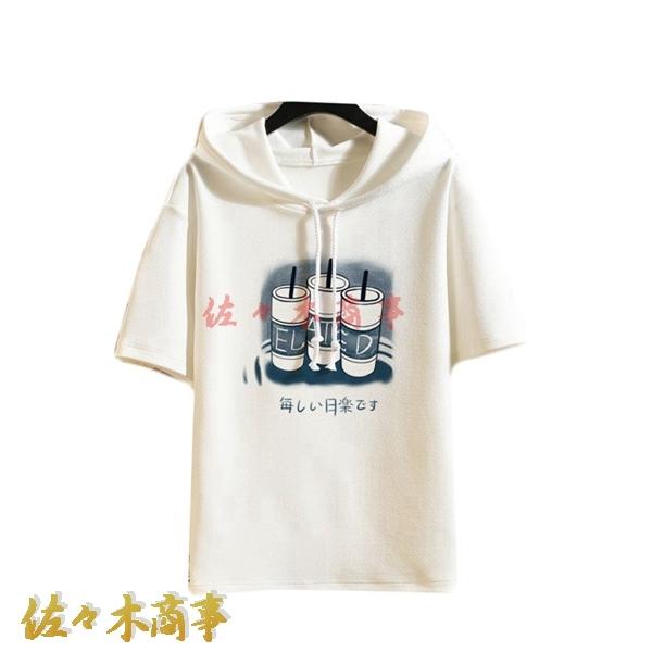 サメ柄 シャツ 半袖パーカー メンズ 七分袖 カジュアル かわいい 大きいサイズ かっこいい ファッション 軽量 通気性 薄手 レーヨン