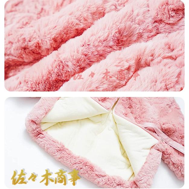 アウター キッズ 女の子 ガールズ ボアコート 耳付き フード付き パーカー もこもこ ジャケット ボアブルゾン 厚手 ポンチョ 防寒 |  | 07