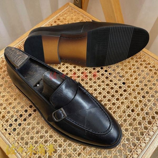 関税負担なし☆牛革皮 ビジネスシューズ メンズ ローファー ラウンドトゥ 防臭 シンプル カジュアル ?量 無地 ローカット 背が高くなる 疲れない 幅広対応