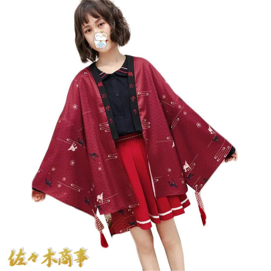 着物 レディース カーディガン 羽織 アウター ゆったりトップス